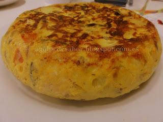 Tortilla de verduras con un toque de parmesano Tortilla de verduras con un toque de parmesano