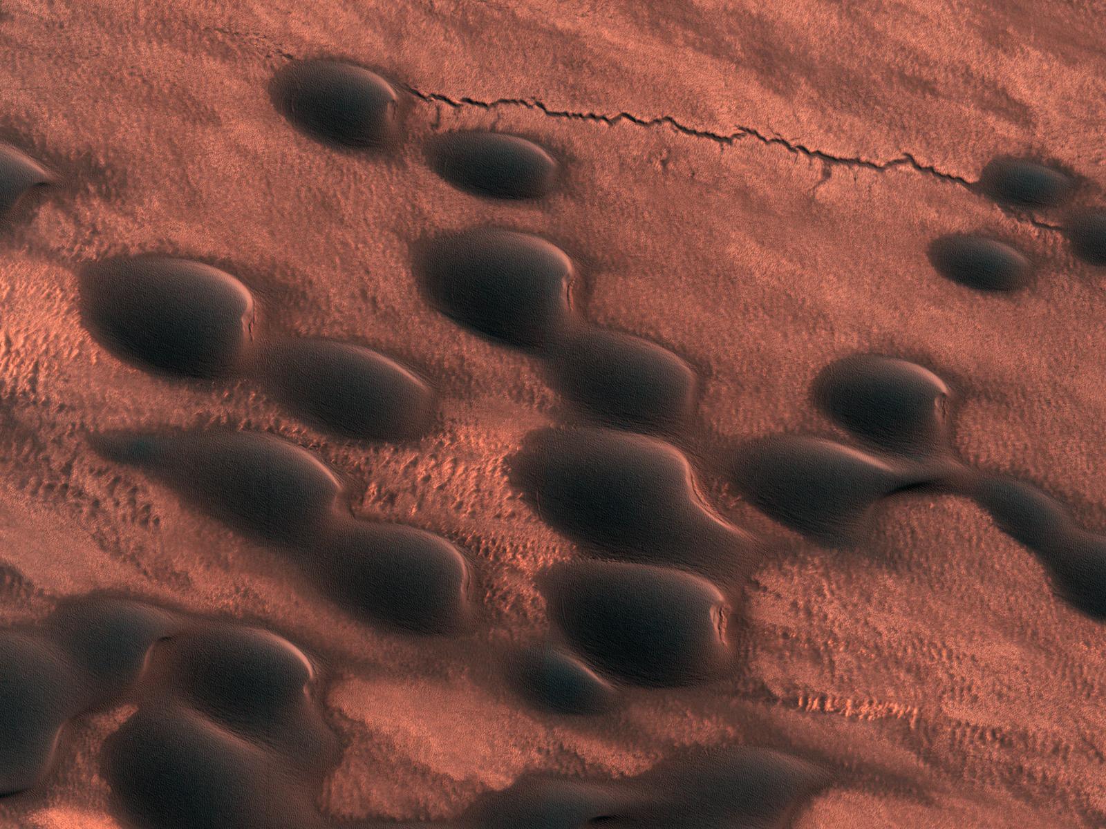 Las dunas de Marte Las dunas de Marte