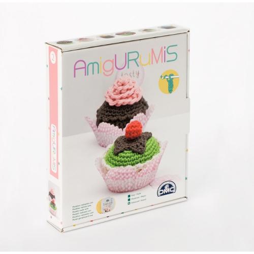 Kit de amigurumi para hacer cupcakes y pastelitos pack patrones amigurumi dmc