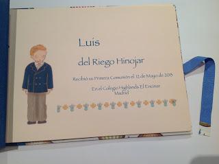 Albumes recuerdo de Primera Comunión