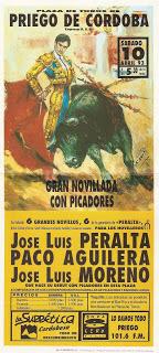 TAL DÍA COMO HOY DE HACE VEINTE AÑOS, JOSÉ LUIS MORENO DEBUTABA CON CABALLOS EN PRIEGO TAL DÍA COMO HOY DE HACE VEINTE AÑOS, JOSÉ LUIS MORENO DEBUTABA CON CABALLOS EN PRIEGO