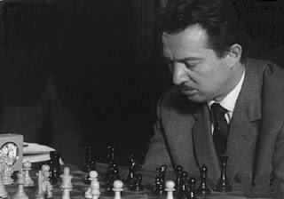 Svetozar Gligoric, campeón del torneo Svetozar Gligoric, campeón del I Torneo Internacional de Ajedrez Costa del Sol 1961