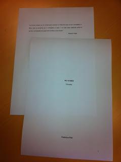 El comienzo de No va más (novela inédita de Federico Poli) El comienzo de No va más (novela inédita de Federico Poli)