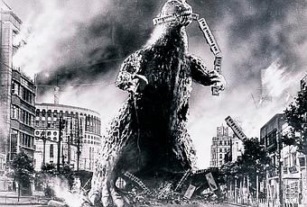 Audiocrtica a Japn bajo el terror del Monstruo 1954