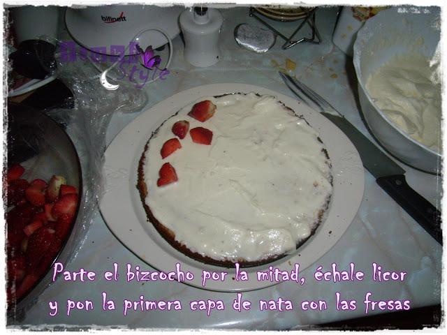 #Receta# Tarta de Fresas (Short Cake)