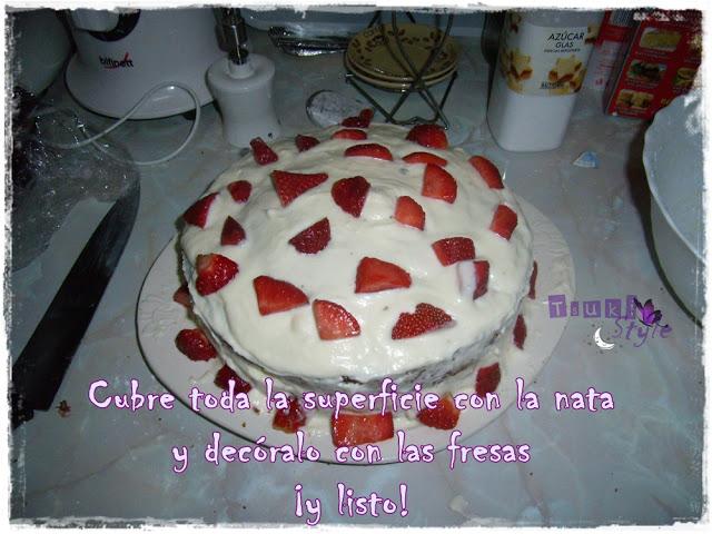 #Receta# Tarta de Fresas (Short Cake)