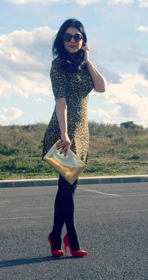 dress animal print dress animal print