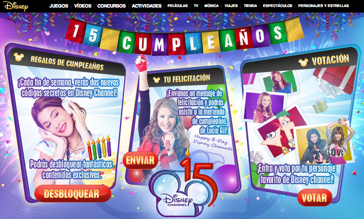 15 cumpleaños disney