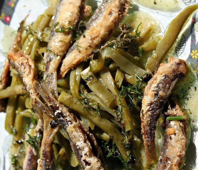 ENSALADA DE JUDIAS CON XOUBAS EN SALSA DE MOSTAZA ENSALADA DE JUDIAS CON XOUBAS EN SALSA DE MOSTAZA