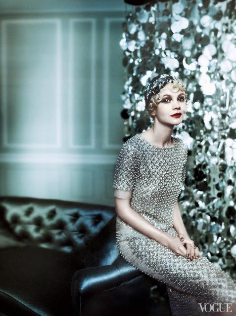 Carey Mulligan by Mario Testino to Vogue