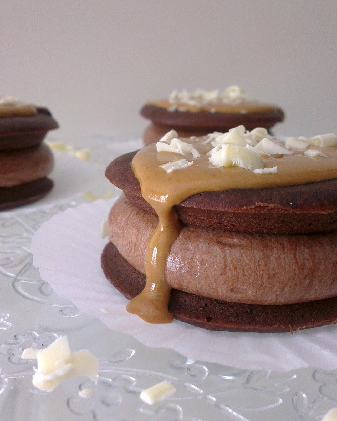 ♥ Whoopie pies de moca ♥ Whoopie pies de moca