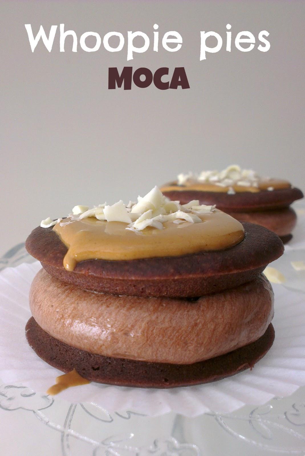 ♥ Whoopie pies de moca ♥ Whoopie pies de moca