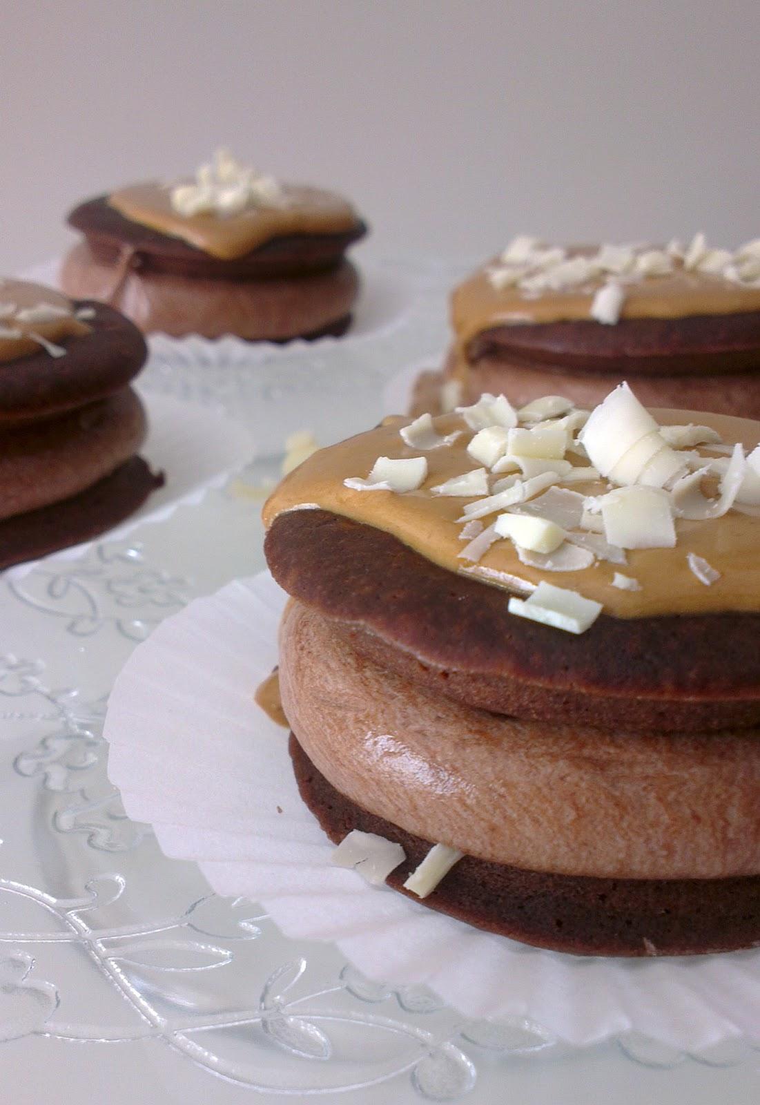 ♥ Whoopie pies de moca ♥ Whoopie pies de moca