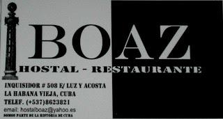Boaz: Un  “significado” restaurante en La Habana