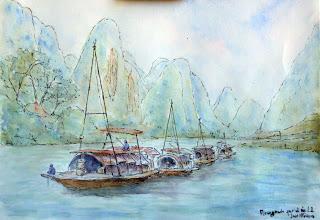 Navegando por el rio Lijiang