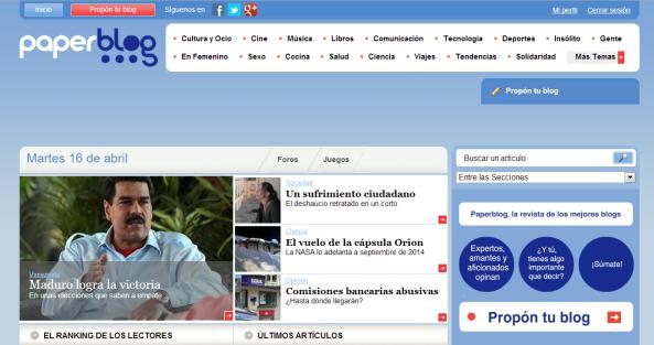 ¡El Content Curator colabora en Paperblog! Home de Paperblog