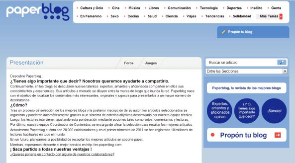 ¡El Content Curator colabora en Paperblog! Presentación de Paperblog