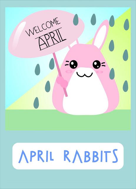 stickers de conejitos de colores para el blog identidad corporativa