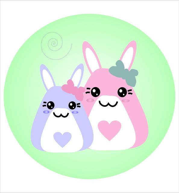 banners de conejos de colores para el blog imagen corporativa