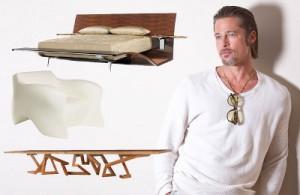 Brad Pitt colabora en la creación de muebles de lujo
