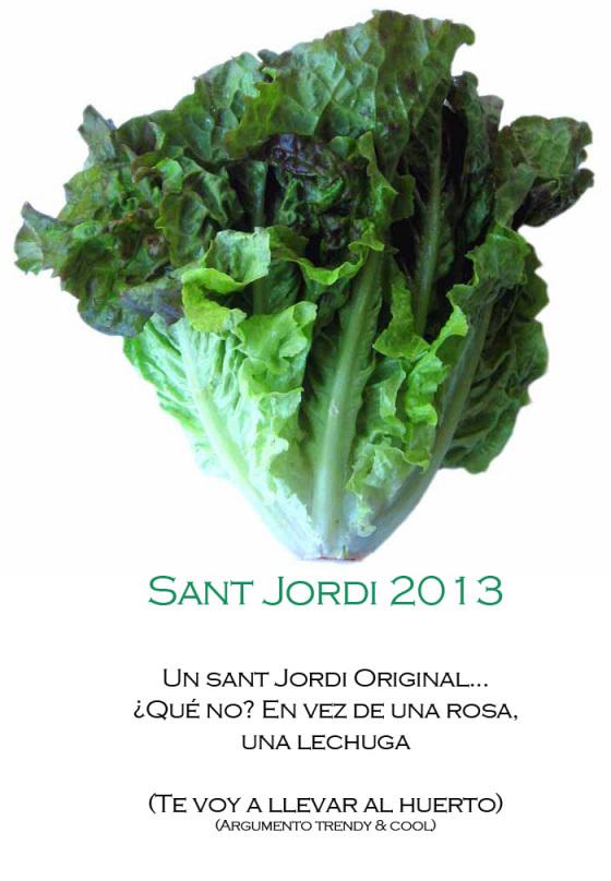 A pocos días de Sant Jordi /Día del Libro. lechugatrendy