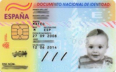 El DNI y el pasaporte para los bebés