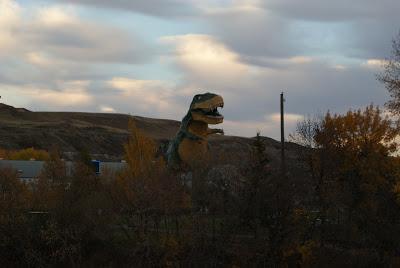 Drumheller... una ciudad tomada por dinosaurios Drumheller... una ciudad tomada por dinosaurios
