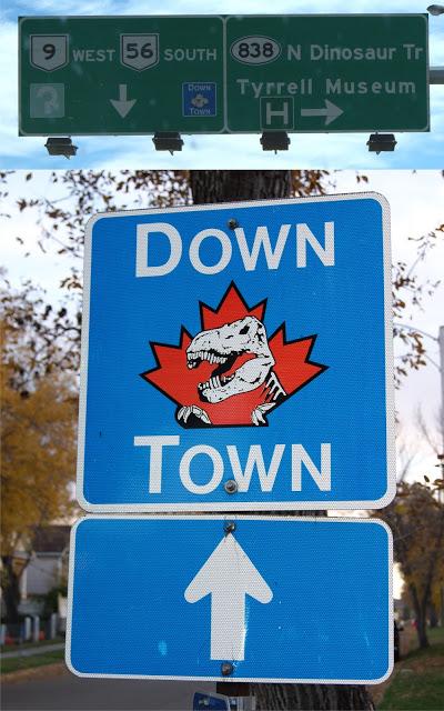 Drumheller... una ciudad tomada por dinosaurios Drumheller... una ciudad tomada por dinosaurios