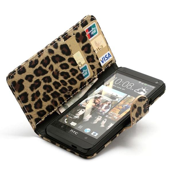 Estampado de leopardo para HTC One Leopardo funda para HTC One