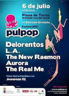 Pulpop Festival: Delorentos, L.A., The New Raemon, Aurora, The Real Me...