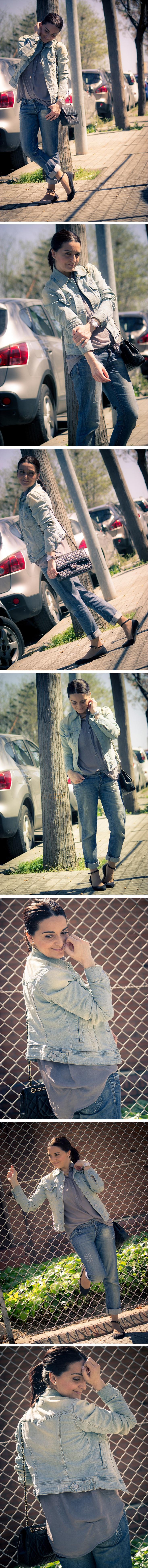 Denim and denim Denim and denim