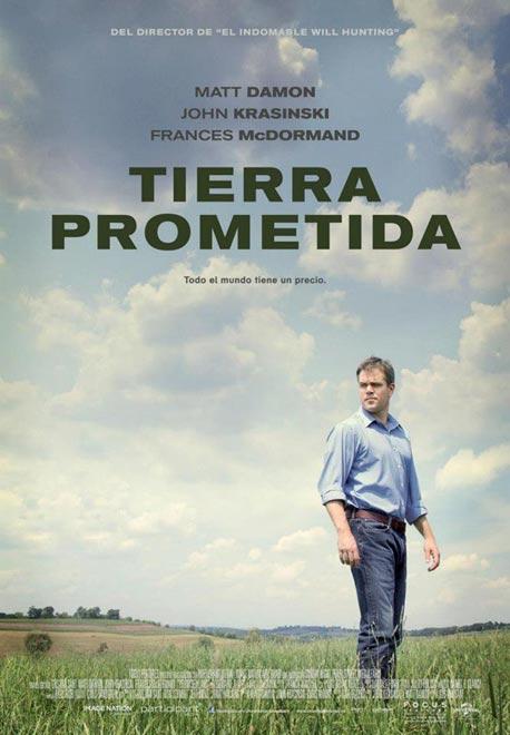 Estrenos del 19 de abril tierra prometida cartel