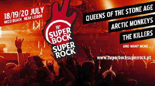 Cartel del Super Bock Super Rock lisboeta, con The Killers, Arctic Monkeys, Queens of the Stone Age... Cartel del Super Bock Super Rock lisboeta, con The Killers, Arctic Monkeys, Queens of the Stone Age...