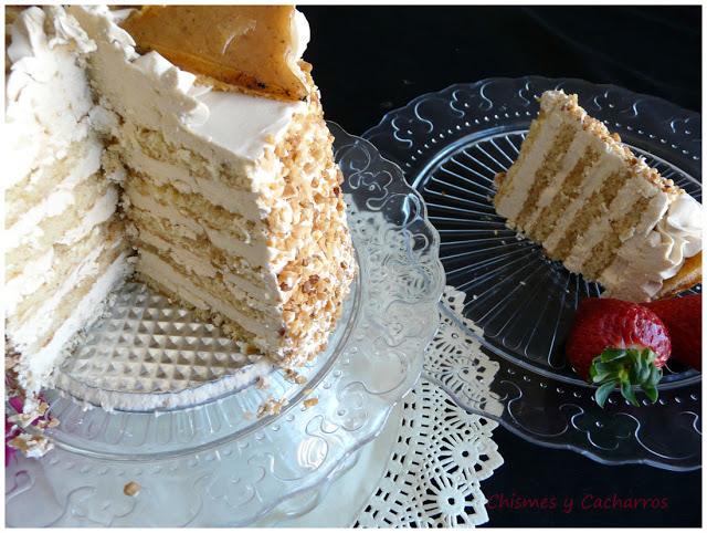 Tarta Dobos de Café ( 12º Desafío en la Cocina) Tarta Dobos de Café ( 12º Desafío en la Cocina)