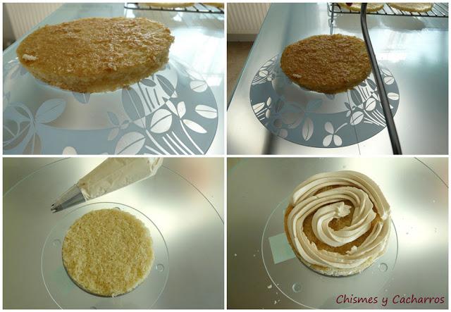 Tarta Dobos de Café ( 12º Desafío en la Cocina) Tarta Dobos de Café ( 12º Desafío en la Cocina)