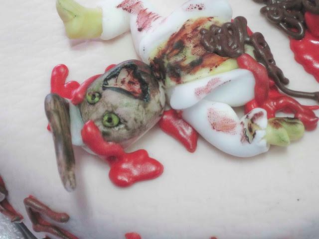 TARTA DECORADA ZOMBIES TARTA DECORADA ZOMBIES