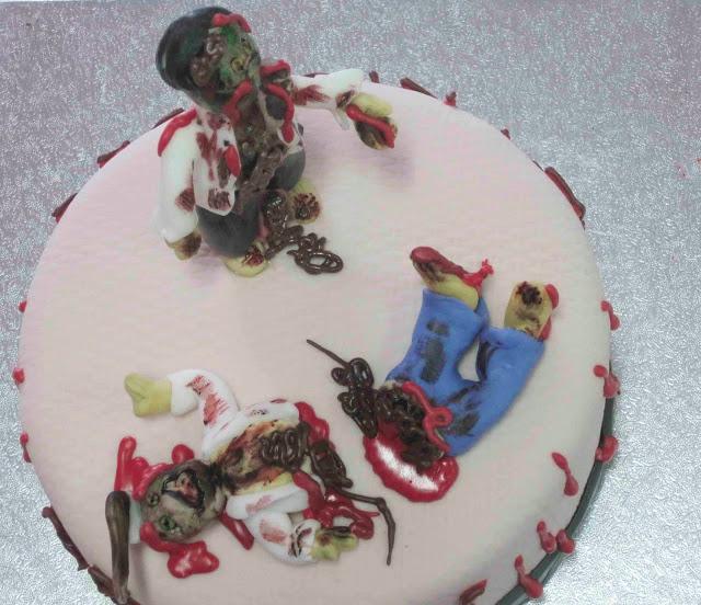 TARTA DECORADA ZOMBIES TARTA DECORADA ZOMBIES