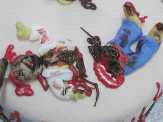 TARTA DECORADA ZOMBIES TARTA DECORADA ZOMBIES