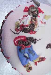 TARTA DECORADA ZOMBIES TARTA DECORADA ZOMBIES