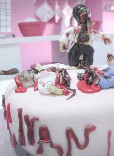TARTA DECORADA ZOMBIES TARTA DECORADA ZOMBIES