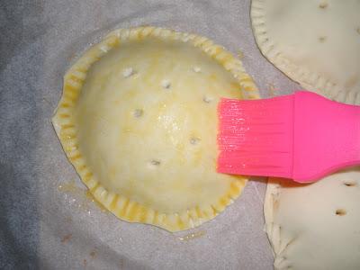 Pasteles de Salchichas de Pollo