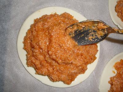 Pasteles de Salchichas de Pollo