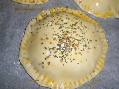 Pasteles de Salchichas de Pollo