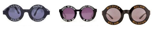 Clon gafas Chanel Vs  House of Holland Vs Wildfox