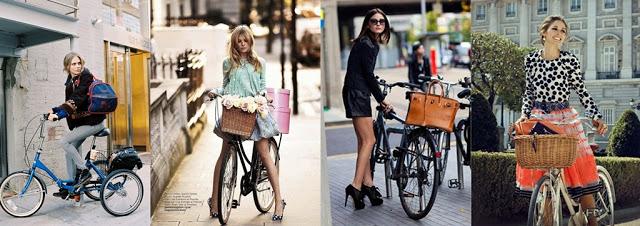 Sunday Inspiration: bicycle style Bicycle_style_Cara Delevingne_Poppy Delevingne_Olivia Palermo