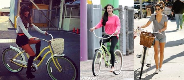 Sunday Inspiration: bicycle style Bicycle_style_Lea Michelle_Adriana Lima_Shenae Grimes