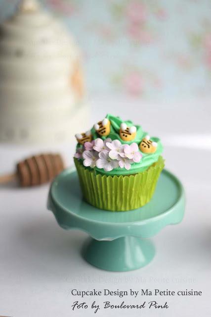 Cupcakes de Primavera por Ma petite cuisine y sección de fotos en mi estudio