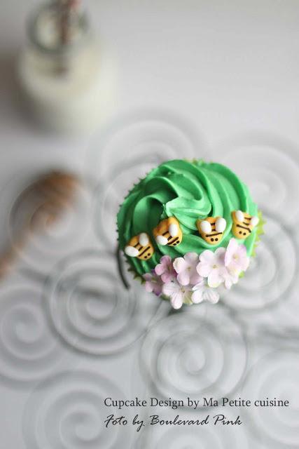 Cupcakes de Primavera por Ma petite cuisine y sección de fotos en mi estudio