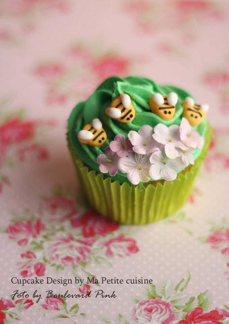 Cupcakes de Primavera por Ma petite cuisine y sección de fotos en mi estudio
