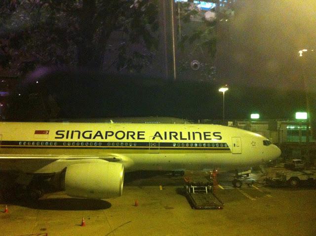 Pasando el rato en el aeropuerto de Singapur